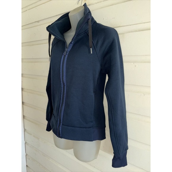 Lululemon Fleece Lined Full Zip Long Sleeve Sweatshirt Size 4 - Picture 3 of 7